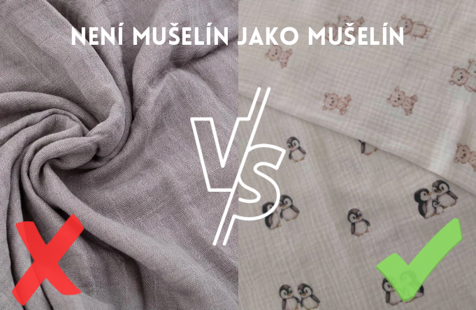 So sieht echter Musselin aus