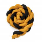 ESECO Gestrickte Bande 180 cm Black + Mustard