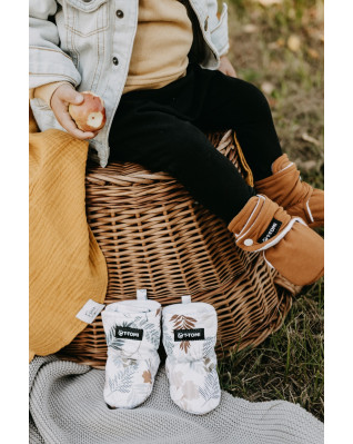 T-TOMI Krabbelschuhe Flowers (3-6 Monate) 