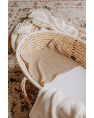 T-TOMI Kopfunterlage aus Musselin Beige T-TOMI Kopfunterlage aus Musselin Beige