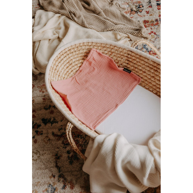 T-TOMI BIO Kopfunterlage aus Musselin Pink