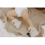 T-TOMI Krabbelschuhe TEDDY Cream (9-12 Monate) WARM