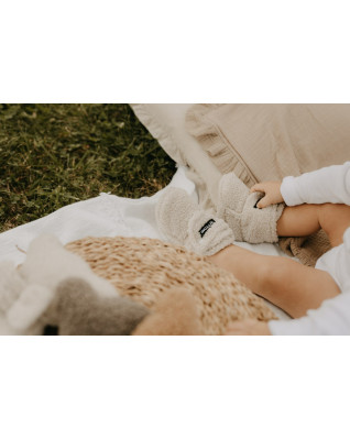 T-TOMI Krabbelschuhe TEDDY Cream (6-9 Monate) WARM T-TOMI Krabbelschuhe TEDDY Cream (6-9 Monate) WARM