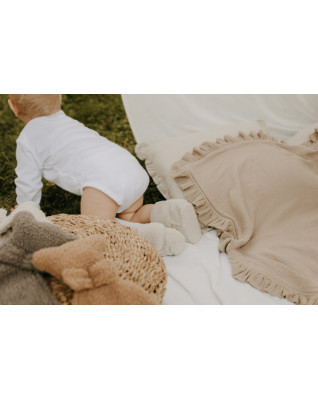 T-TOMI Krabbelschuhe TEDDY Cream (9-12 Monate) WARM T-TOMI Krabbelschuhe TEDDY Cream (9-12 Monate) WARM