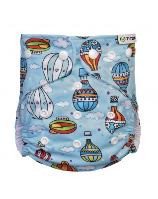 T-TOMI Pocketwindel (Typ AIO) - Druckknöpfe Air balloons  T-TOMI Pocketwindel (Typ AIO) - Druckknöpfe Air balloons