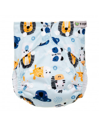 T-TOMI Höschenwindel AIO - Wickel Set Druckknöpfe Animals T-TOMI Höschenwindel AIO - Wickel Set Druckknöpfe Animals