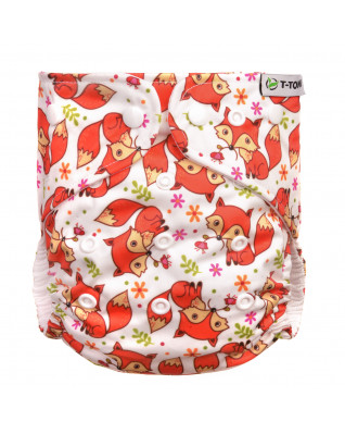 T-TOMI Höschenwindel AIO - Wickel Set Druckknöpfe Foxes T-TOMI Höschenwindel AIO - Wickel Set Druckknöpfe Foxes