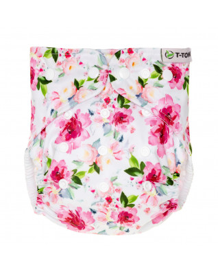 T-TOMI Höschenwindel AIO - Wickel Set Druckknöpfe Roses T-TOMI Höschenwindel AIO - Wickel Set Druckknöpfe Roses