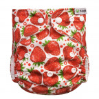 T-TOMI Höschenwindel AIO - Wickel Set Druckknöpfe Strawberries