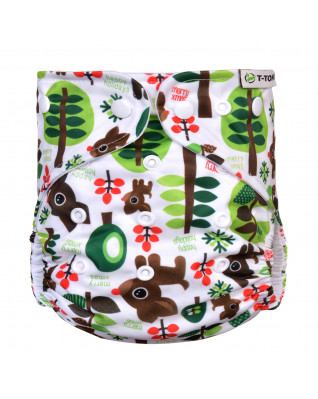 T-TOMI Höschenwindel AIO - Wickel Set Druckknöpfe Trees  T-TOMI Höschenwindel AIO - Wickel Set Druckknöpfe Trees