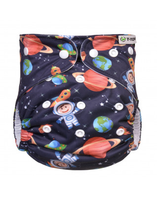 T-TOMI Höschenwindel AIO - Wickel Set Druckknöpfe Universe T-TOMI Höschenwindel AIO - Wickel Set Druckknöpfe Universe