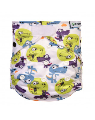T-TOMI Pocketwindel (Typ AIO) - Klettverschluss Crocodiles T-TOMI Pocketwindel (Typ AIO) - Klettverschluss Crocodiles