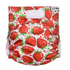T-TOMI Pocketwindel (Typ AIO) - Klettverschluss Strawberries