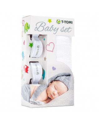 T-TOMI BABY SET - White T-TOMI BABY SET - White