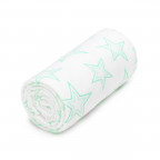 T-TOMI BIO Bambusbadetuch Mint stars 