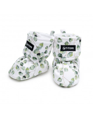 T-TOMI Krabbelschuhe Eucalyptus (6-9 Monate)  T-TOMI Krabbelschuhe Eucalyptus (6-9 Monate)