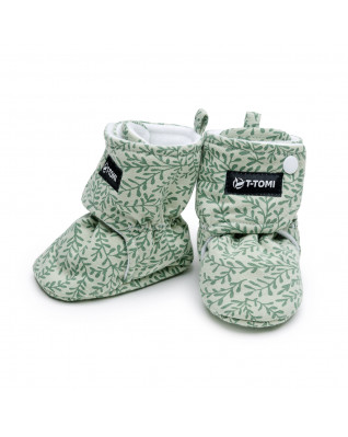 T-TOMI Krabbelschuhe Leafs (9-12 Monate)  T-TOMI Krabbelschuhe Leafs (9-12 Monate)
