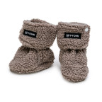 T-TOMI Krabbelschuhe TEDDY Grey (9-12 Monate) WARM