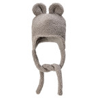 T-TOMI Cap TEDDY Grey (0-3 Monate)