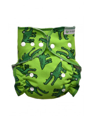 T-TOMI Höschenwindel - Wickel Set Druckknöpfe Crocodiles  T-TOMI Höschenwindel - Wickel Set Druckknöpfe Crocodiles