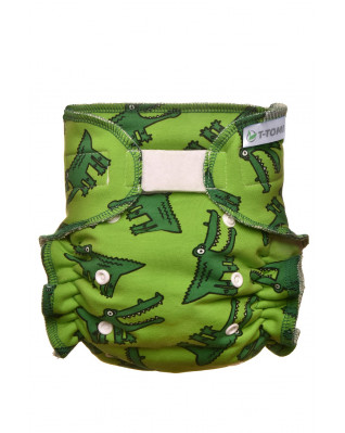 T-TOMI Höschenwindel - Wickel Set Klettverschluss Crocodiles  T-TOMI Höschenwindel - Wickel Set Klettverschluss Crocodiles