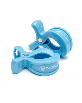 T-TOMI Clip an Kinderwagen Blue  T-TOMI Clip an Kinderwagen Blue