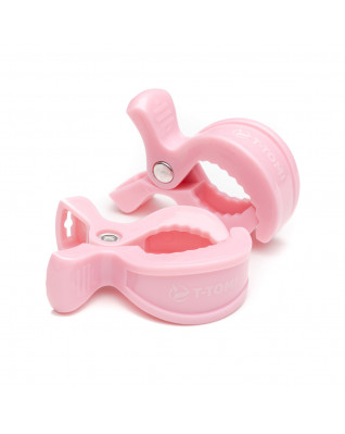 T-TOMI Clip an Kinderwagen Pastel pink T-TOMI Clip an Kinderwagen Pastel pink