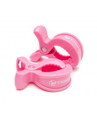 T-TOMI Clip an Kinderwagen Pink  T-TOMI Clip an Kinderwagen Pink