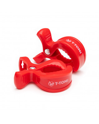 T-TOMI Clip an Kinderwagen Red  T-TOMI Clip an Kinderwagen Red
