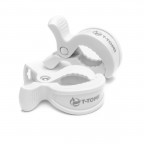 T-TOMI Clip an Kinderwagen White 