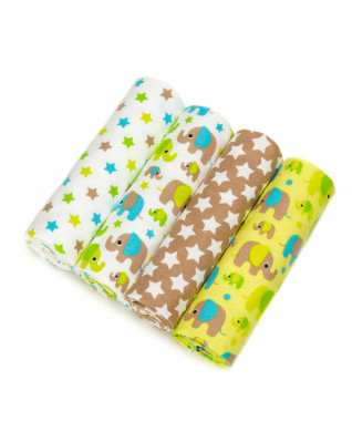 T-TOMI Stoffwindeln Green elephants T-TOMI Stoffwindeln Green elephants