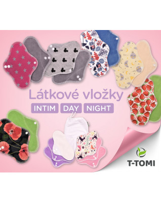 T-TOMI Stoffbinde DAY Grey flowers T-TOMI Stoffbinde DAY Grey flowers