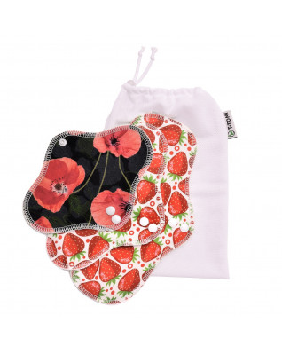 T-TOMI Probierpaket Poppies + Waschbeutel T-TOMI Probierpaket Poppies + Waschbeutel