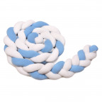 T-TOMI Gestrickte Bande 360 cm White + Blue