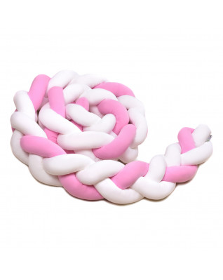 T-TOMI Gestrickte Bande 180 cm White + Pink T-TOMI Gestrickte Bande 180 cm White + Pink