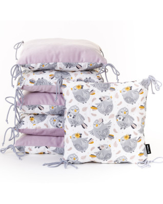 T-TOMI Kissen-Bettumrandung Owl princess
