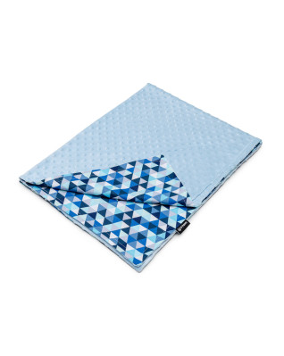 T-TOMI MINKY Decken Blue triangles T-TOMI MINKY Decken Blue triangles
