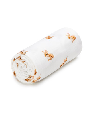 T-TOMI Musselinbadetuch Bunny