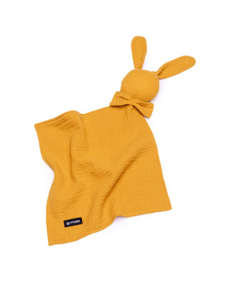 T-TOMI Musselinkuscheltuch Mustard