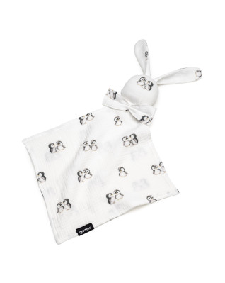 T-TOMI Musselinkuscheltuch Penguin