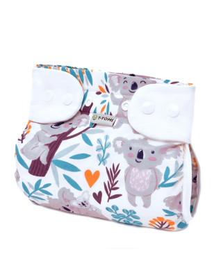 T-TOMI Orthopädisches Spreizhöschen für breites Wickeln - druckknöpfe Baby koala (5-9kg) 