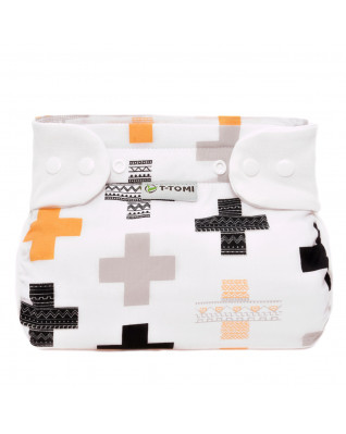 T-TOMI Orthopädisches Spreizhöschen für breites Wickeln - druckknöpfe Crosses (5-9kg)  T-TOMI Orthopädisches Spreizhöschen für breites Wickeln - druckknöpfe Crosses (5-9kg)