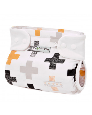 T-TOMI Orthopädisches Spreizhöschen für breites Wickeln - druckknöpfe Crosses (5-9kg)  T-TOMI Orthopädisches Spreizhöschen für breites Wickeln - druckknöpfe Crosses (5-9kg)