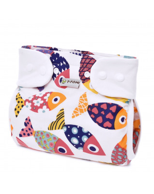T-TOMI Orthopädisches Spreizhöschen für breites Wickeln - druckknöpfe Fun fish (3-6kg)  T-TOMI Orthopädisches Spreizhöschen für breites Wickeln - druckknöpfe Fun fish (3-6kg)