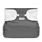 T-TOMI Orthopädisches Spreizhöschen für breites Wickeln - druckknöpfe Grey (3-6kg) 