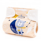 T-TOMI Orthopädisches Spreizhöschen für breites Wickeln - druckknöpfe Night bears (3-6kg) 