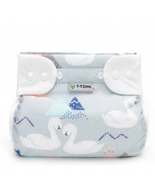 T-TOMI Orthopädisches Spreizhöschen für breites Wickeln - druckknöpfe Swan (3-6kg)  T-TOMI Orthopädisches Spreizhöschen für breites Wickeln - druckknöpfe Swan (3-6kg)