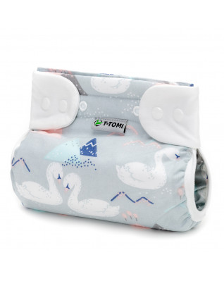 T-TOMI Orthopädisches Spreizhöschen für breites Wickeln - druckknöpfe Swan (3-6kg)  T-TOMI Orthopädisches Spreizhöschen für breites Wickeln - druckknöpfe Swan (3-6kg)