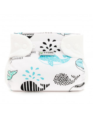 T-TOMI Orthopädisches Spreizhöschen für breites Wickeln - druckknöpfe Whales (5-9kg)  T-TOMI Orthopädisches Spreizhöschen für breites Wickeln - druckknöpfe Whales (5-9kg)