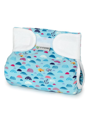 T-TOMI Orthopädisches Spreizhöschen für breites Wickeln - klettverschluss Blue sea (3-6kg) T-TOMI Orthopädisches Spreizhöschen für breites Wickeln - klettverschluss Blue sea (3-6kg)